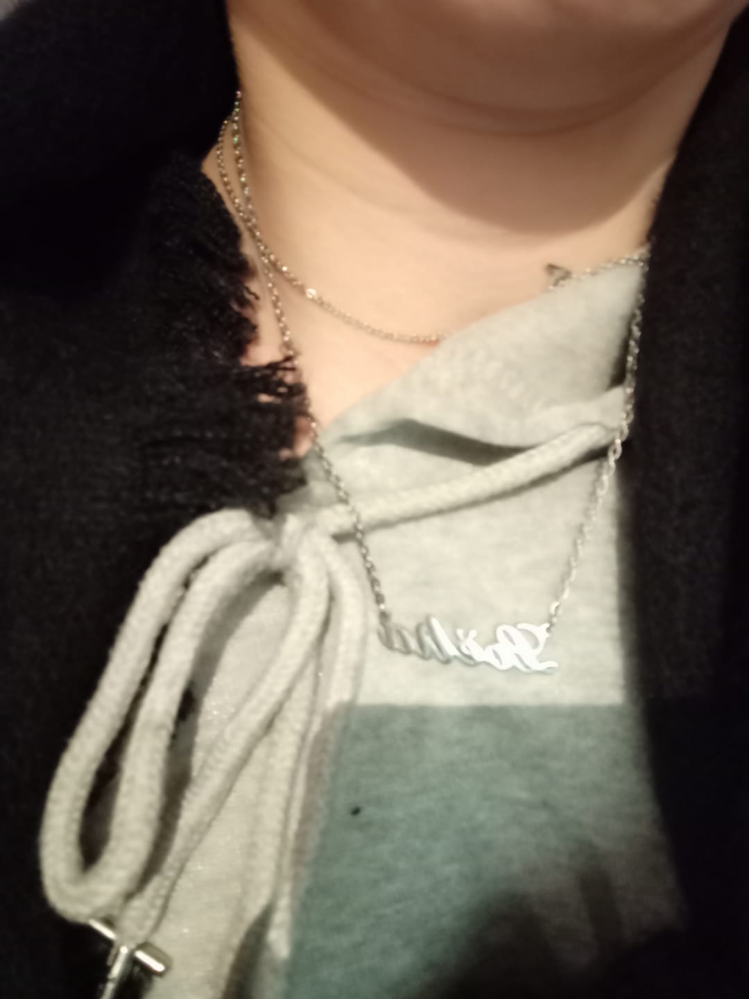 Customer photo review of Collier Prénom Style Classique