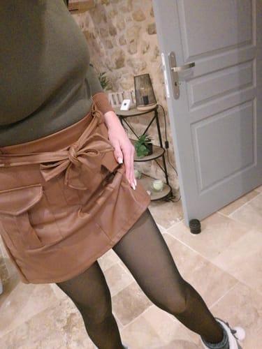 Avis photo d'un client sur COLLANT POLAIRE EFFET TRANSPARENT LEGGS