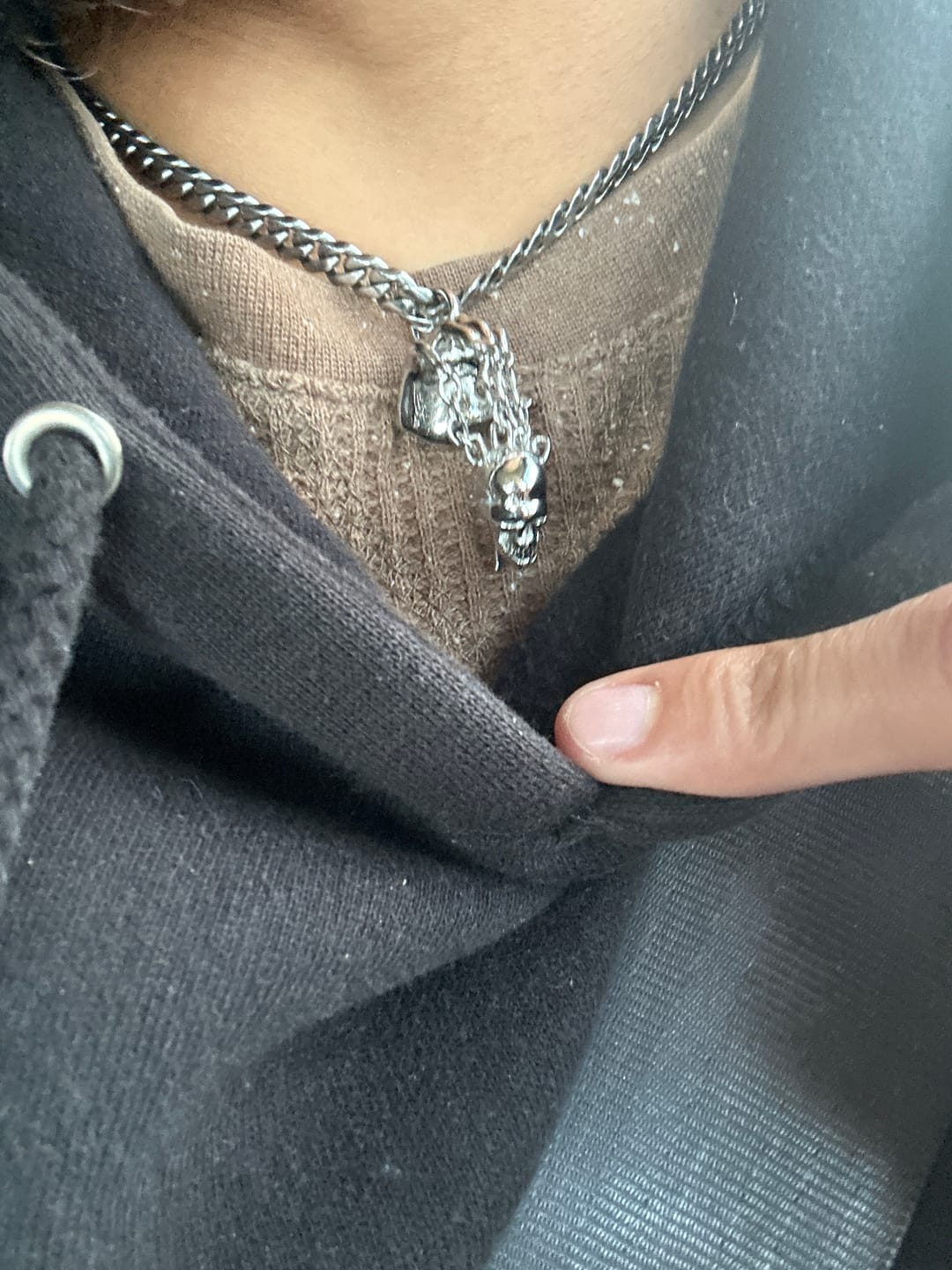 Customer photo review of PUPPET MASTER PENDANT