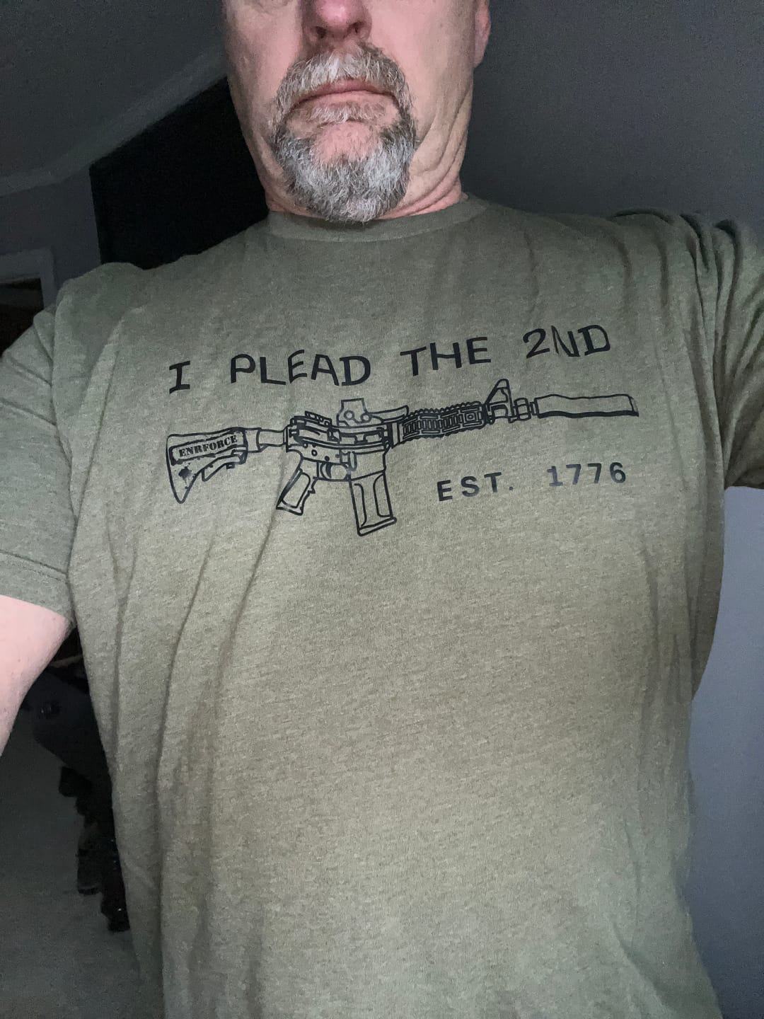 Customer photo review of I Plead The 2nd - Tee