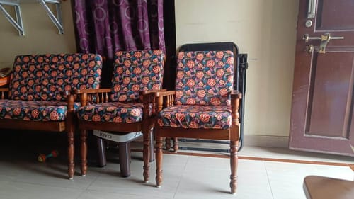 Customer photo review of DivineTrendz - Design Forest Flower Chair Covers