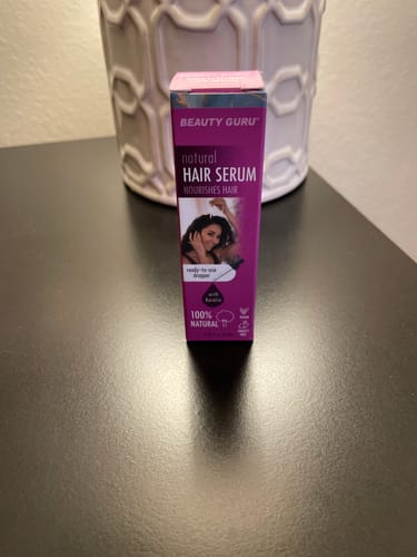 Customer photo review of Natural Hair Serum (18-pack)