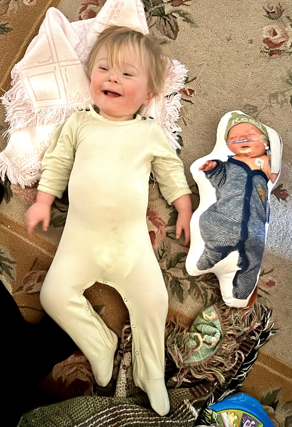 Customer photo review of Photo Birth Pillow