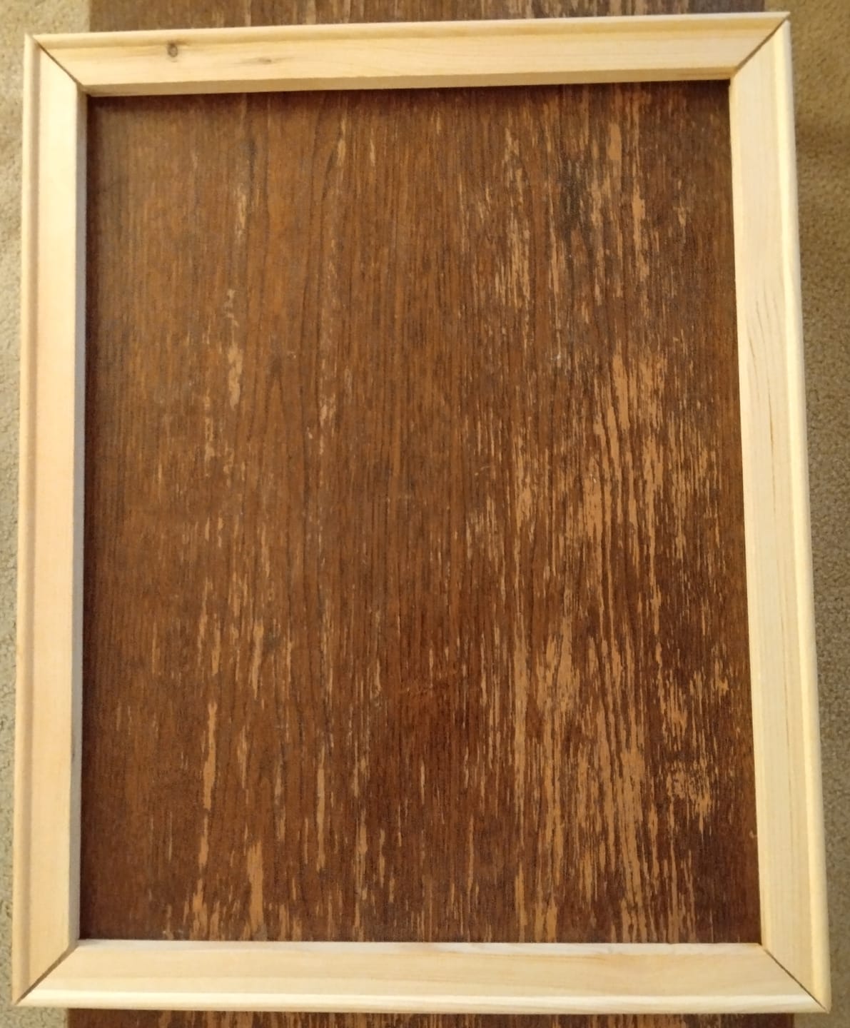 Customer photo review of Pine Wood Canvas Frame Kit
