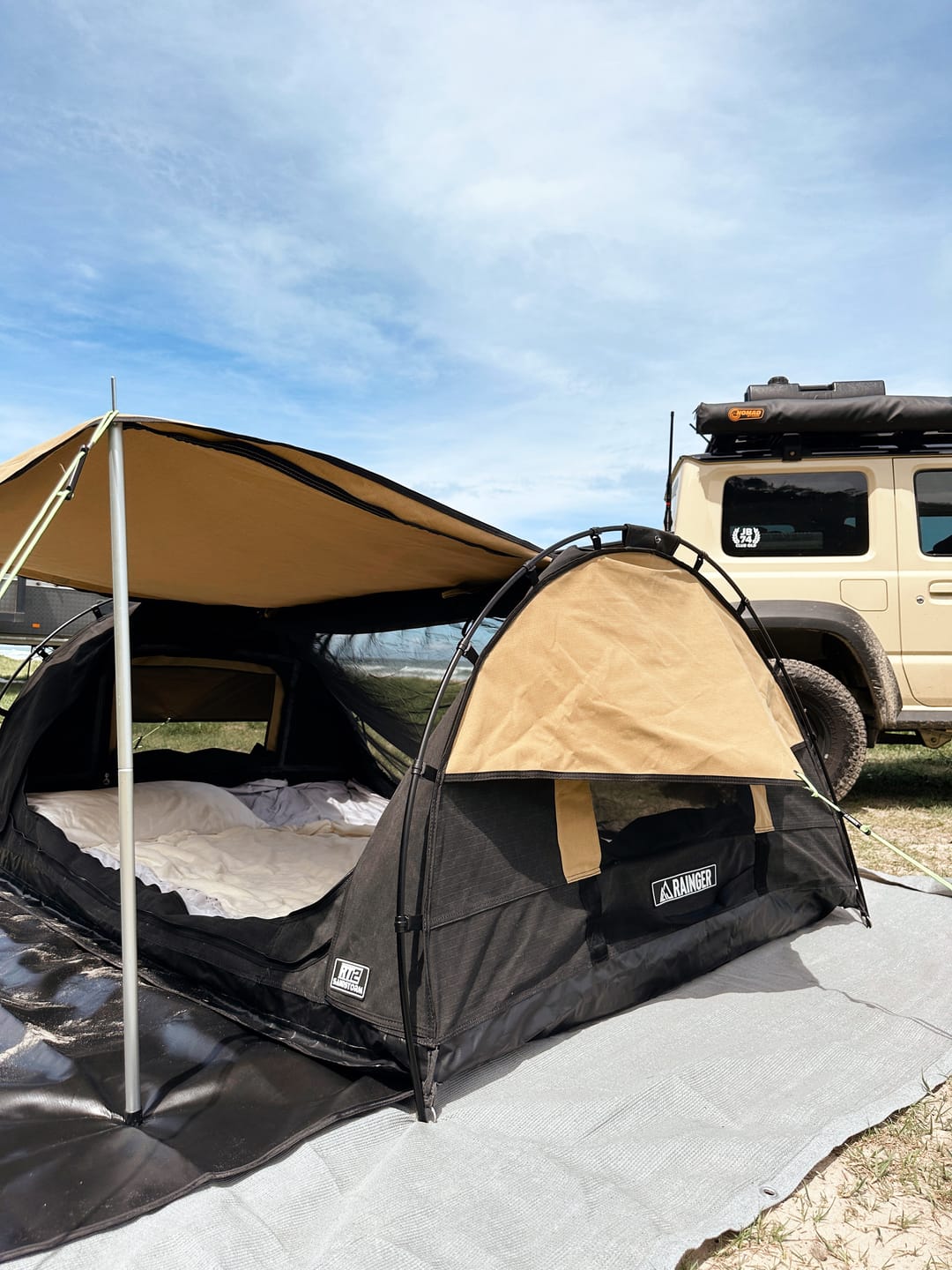 Customer photo review of Rainger Touring Swag RT2 - Sandstorm