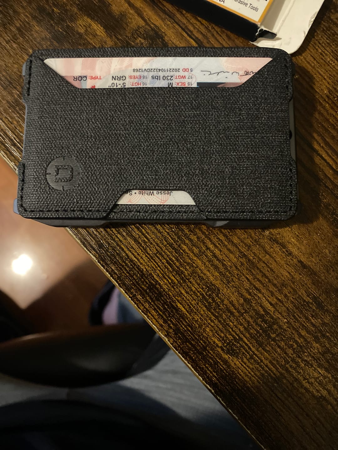 Customer photo review of A10 ADAPT™ SINGLE POCKET WALLET