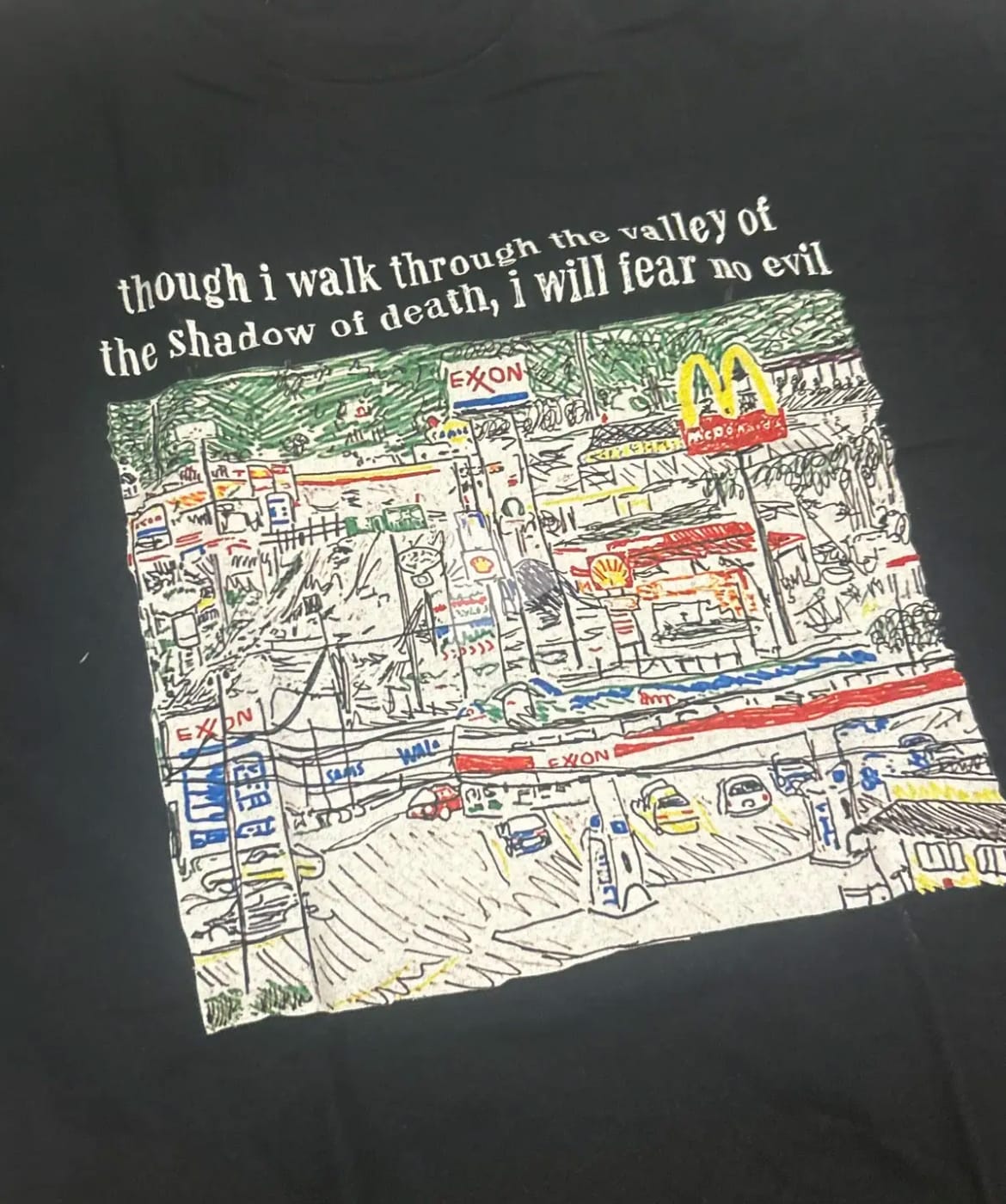 Customer photo review of FEAR NO EVIL TEE
