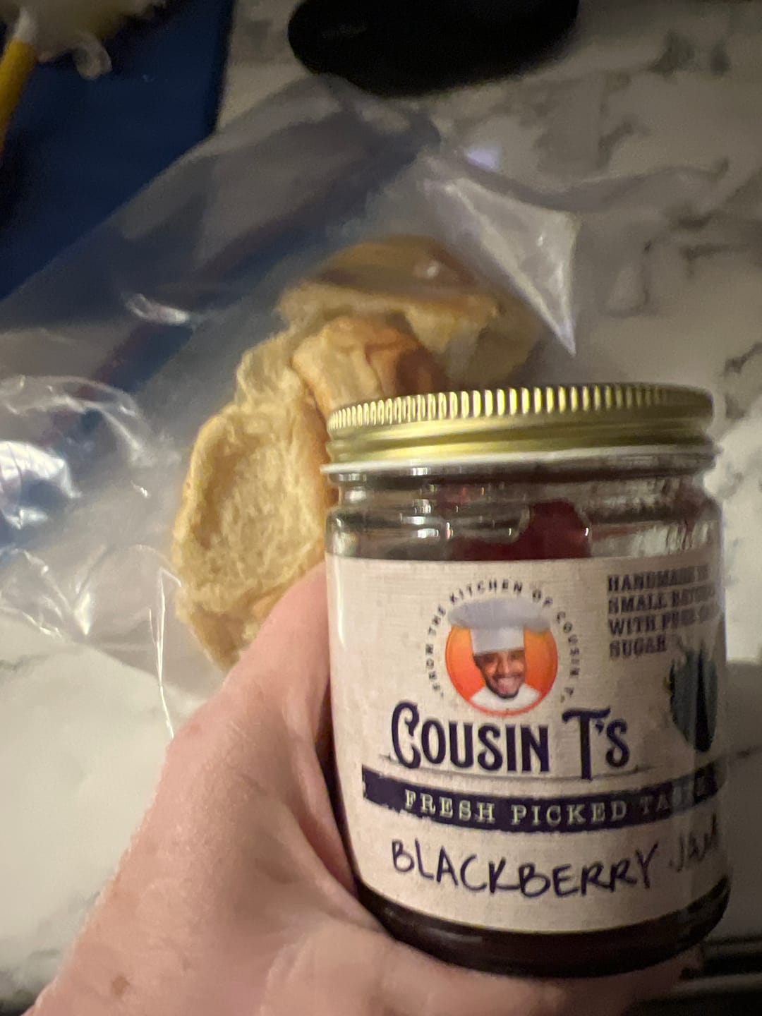 Customer photo review of Cousin T's Blackberry Jam