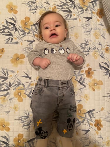 Customer photo review of Body neonato manica lunga Pink Babol Coco Baby