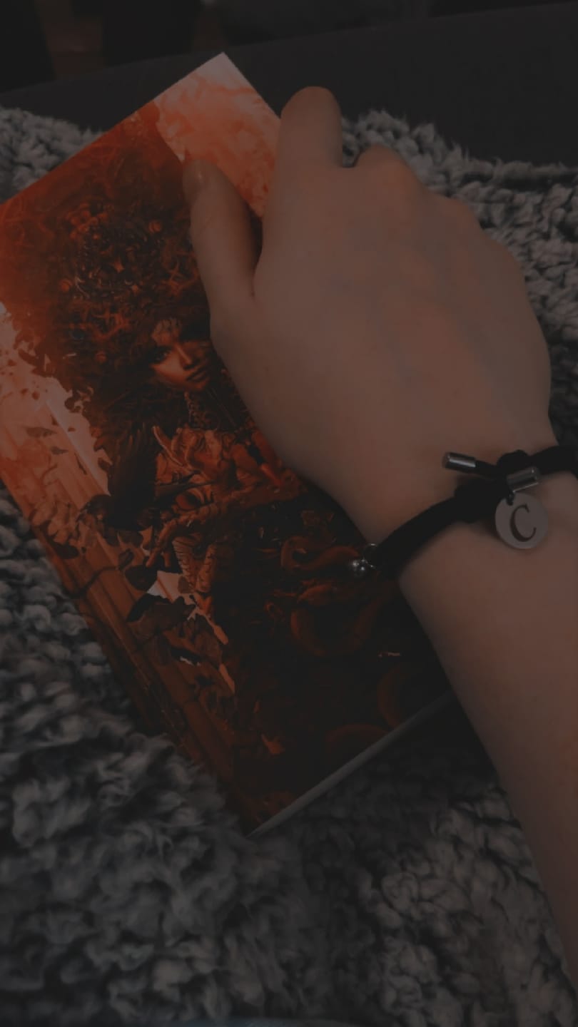 Customer photo review of Engraved Love Letter Bracelets