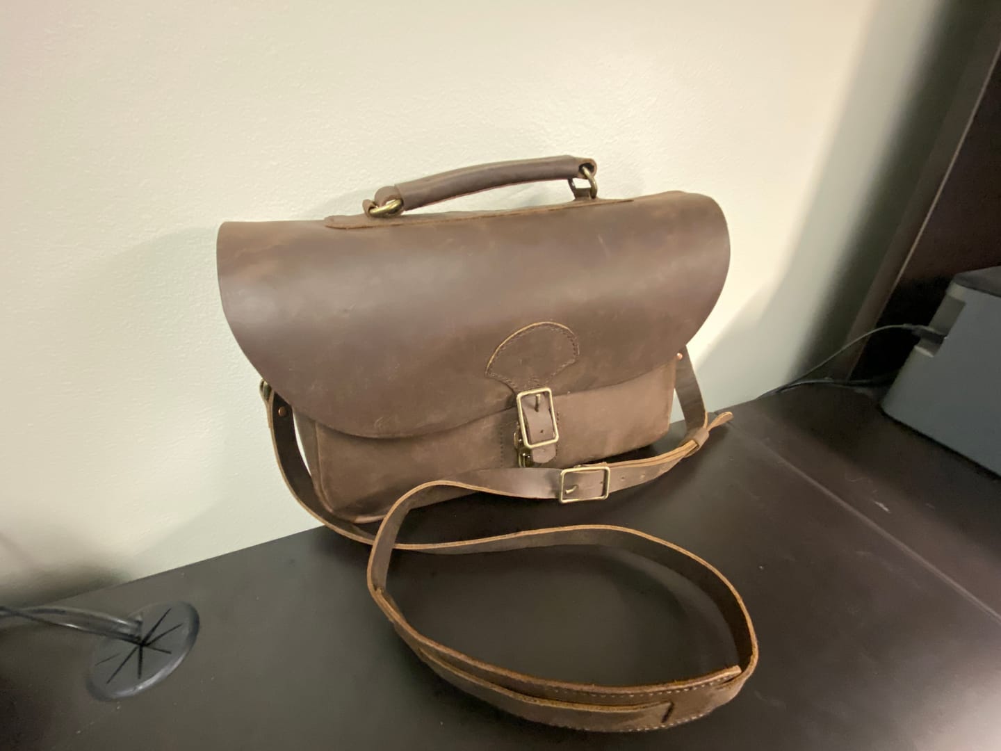 Customer photo review of No.88 | Leather Saddlebag Satchel Bag (Digital Pattern)