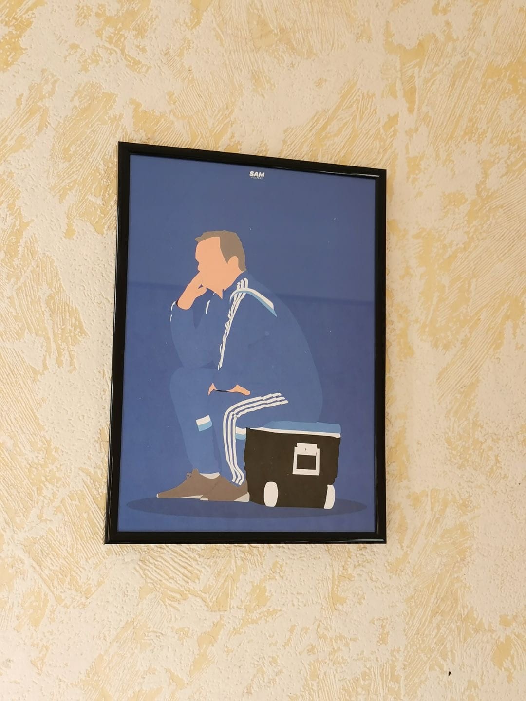 Customer photo review of Marcelo Bielsa Olympique de Marseille Poster