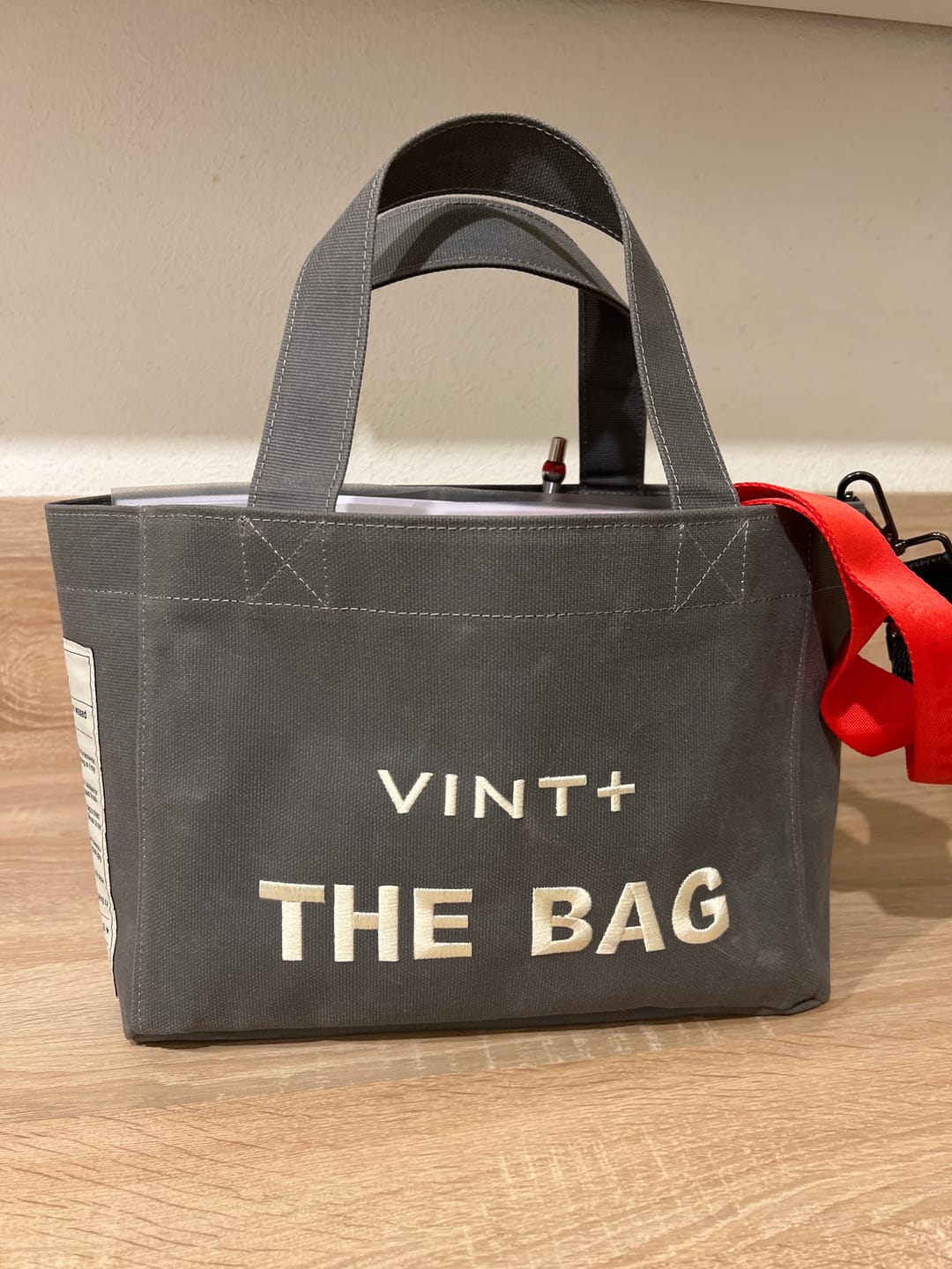 Customer photo review of CANVAS BAG - SMALL - GRAU