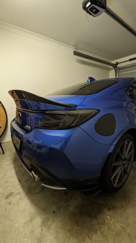 Customer photo review of TRD 'High Kick' Style Spoiler for Subaru BRZ (ZD8) / Toyota GR86 (ZN8) 22+ Carbon Fibre
