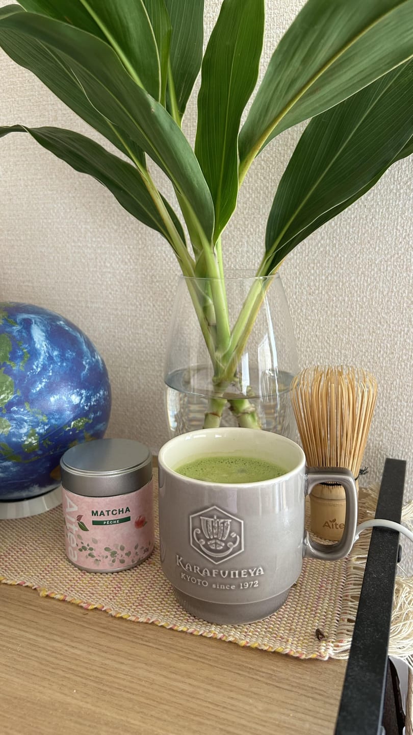 Customer photo review of Matcha pêche