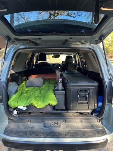 Customer photo review of Deepsleep Solo Camping Mat for Toyota 4Runner