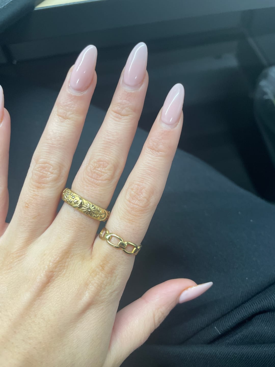 Customer photo review of Isabella Chain Ring