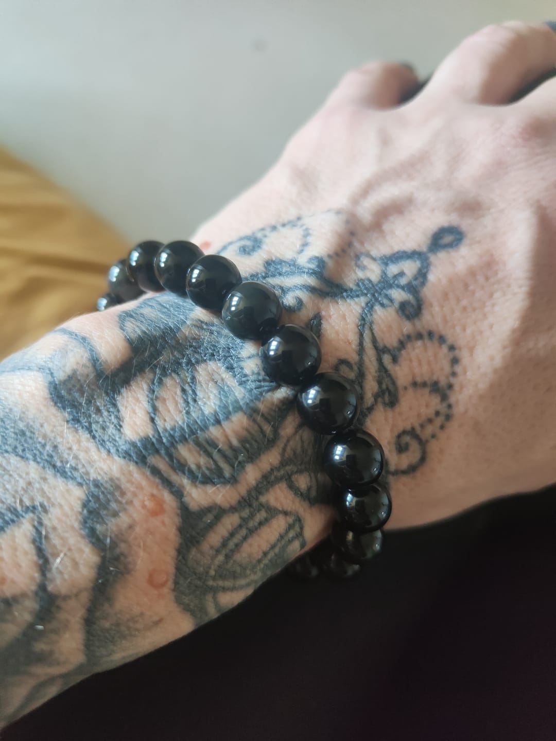Customer photo review of Bracelet "Guidance" en Obsidienne Œil Céleste