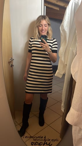 Customer photo review of Abito Luana - Nero e Panna