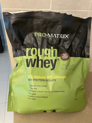 Customer photo review of 2kg CHOCOLATE & COCONUT, Isolate ROUGH WHEY