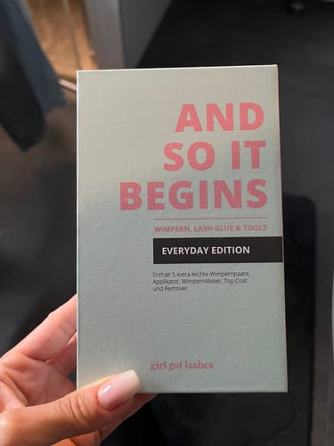 Customer photo review of And so it begins - Everyday Edition