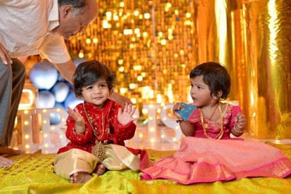 Customer photo review of Royal Red and Gold Dhoti Ethnic Wear for Baby Boy