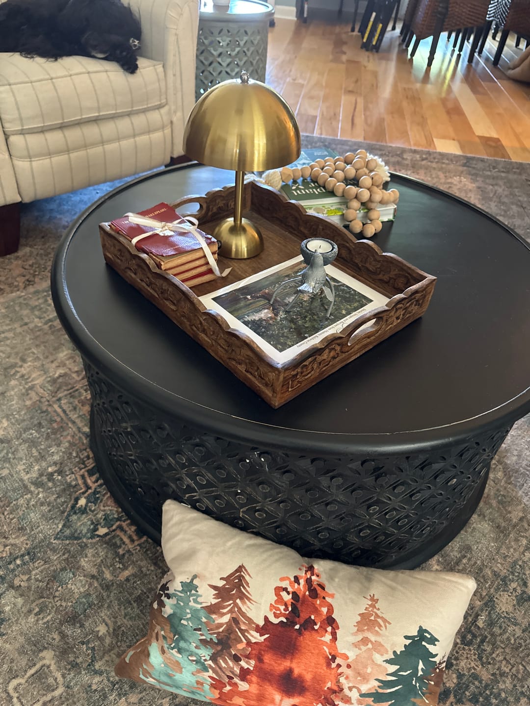 Customer photo review of Brulee Modern Table Lamp