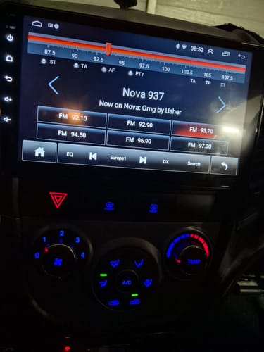 Customer photo review of Wireless Apple CarPlay and Android Auto 9” Touchscreen Head Unit w/ GPS & WIFI