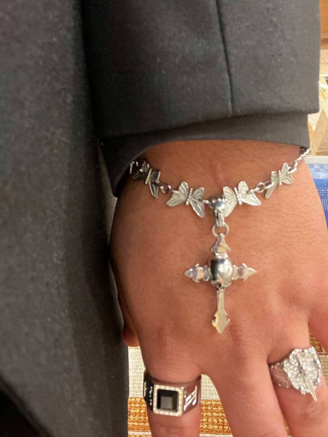 Customer photo review of BUTTERFLY BRACELET (ADJUSTABLE)