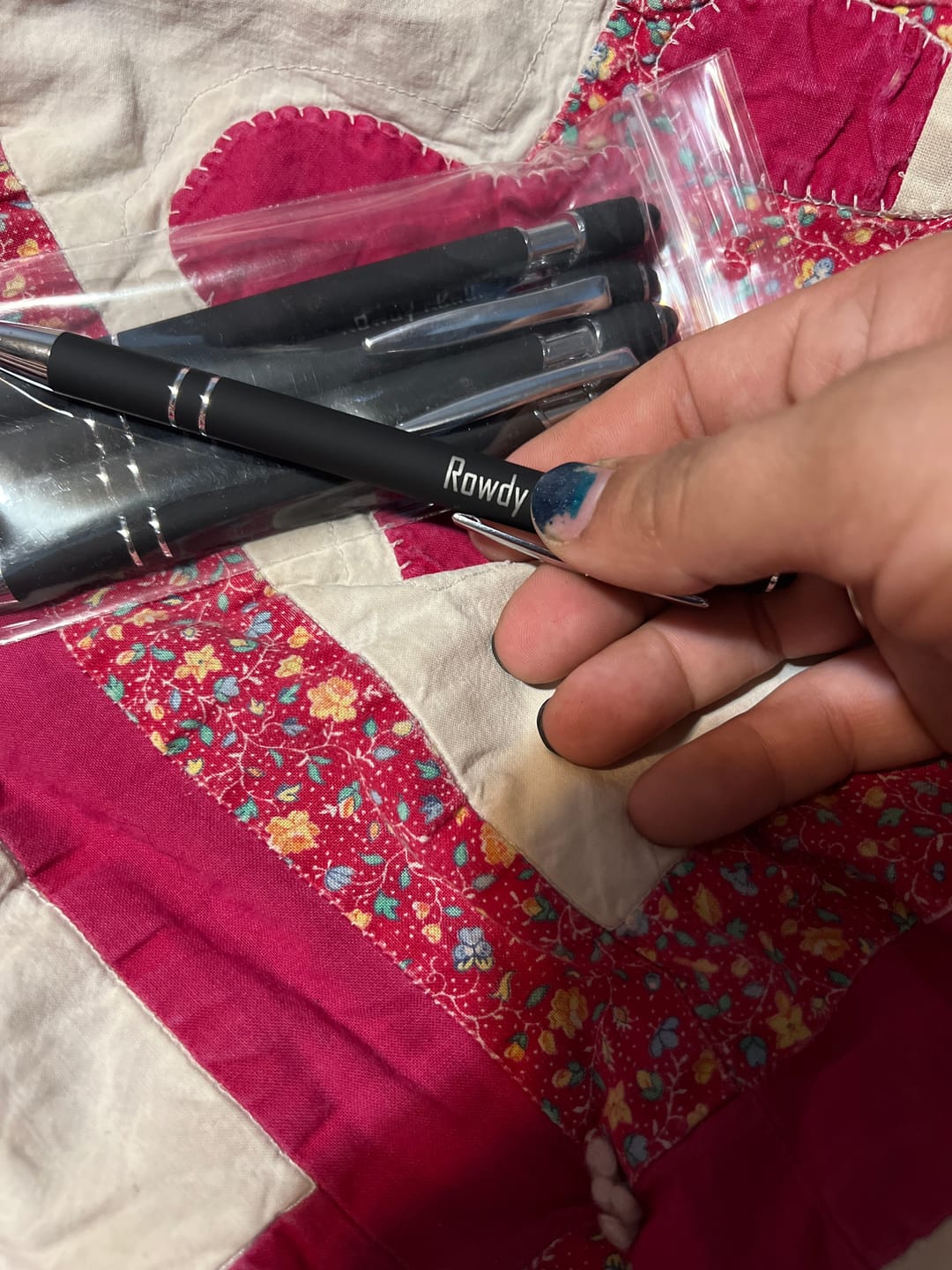 Customer photo review of Custom Engraved Pens