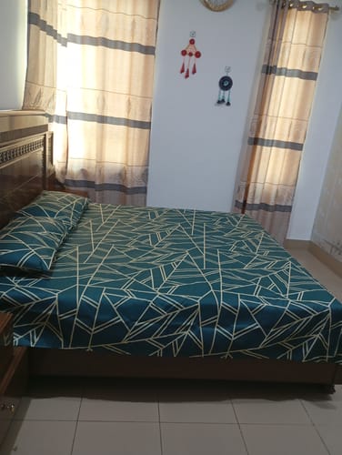 Customer photo review of Italian Teal-Bed Sheet Set