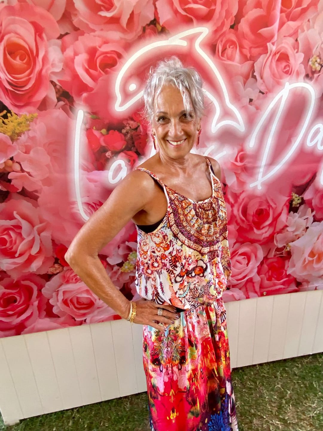 Customer photo review of CORRALLE - MAXI DRESS WITH ADJUSTABLE STRAPS
