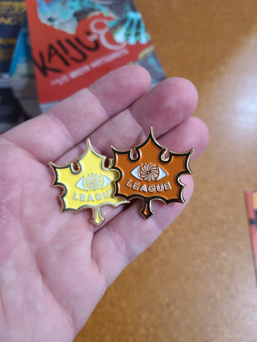 Customer photo review of Custom Enamel Pins