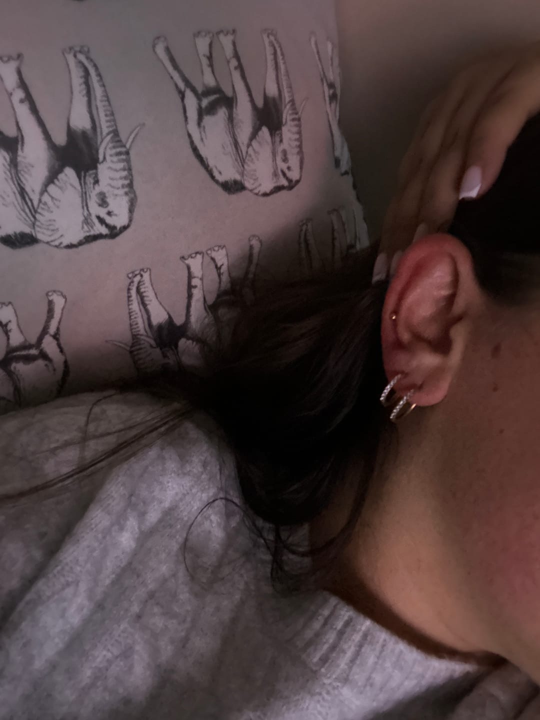 Customer photo review of Klara Ohrringe | 18K vergoldet