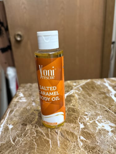 Customer photo review of Salted Caramel Body Oil