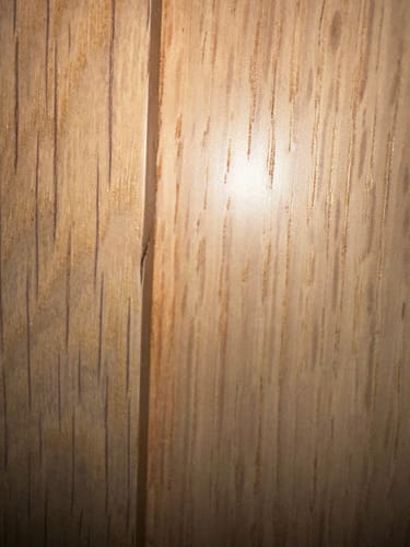 Customer photo review of Bridgeport 72" White Oak Bathroom Vanity, Double Sink