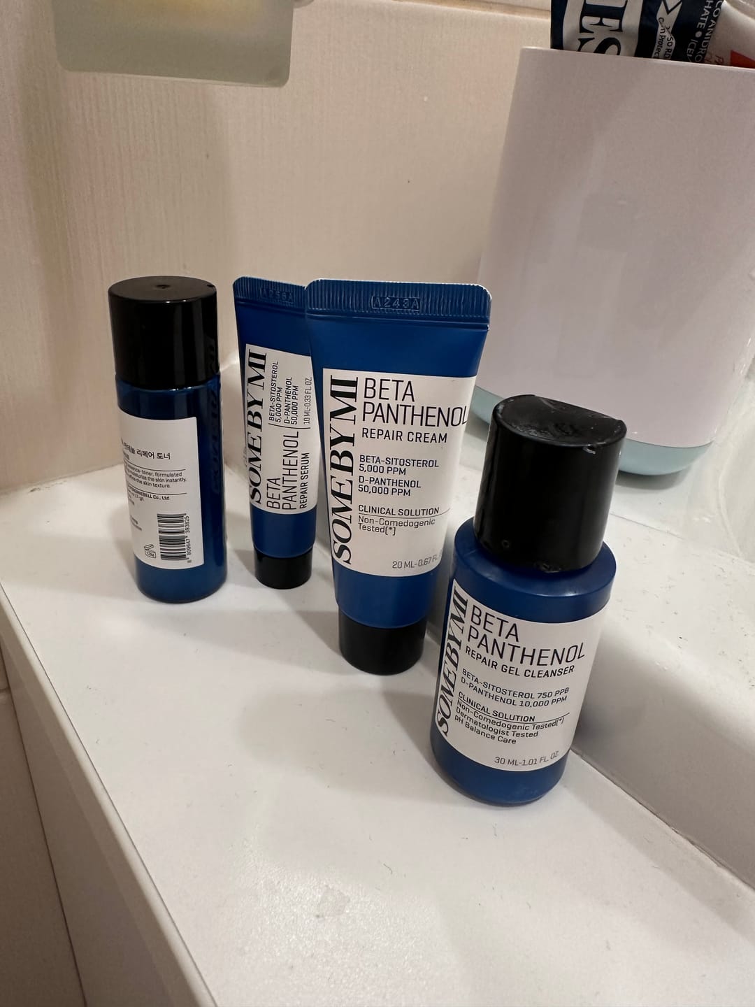 Customer photo review of Kompleksa ādas kopšana Some By Mi Beta Panthenol Repair Starter Kit