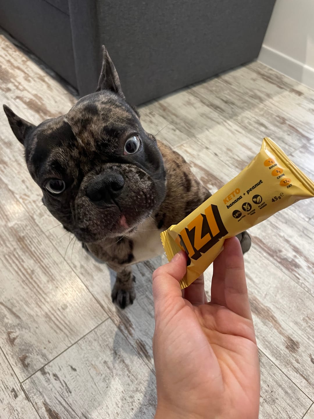Customer photo review of Banana + peanut x10 шт.