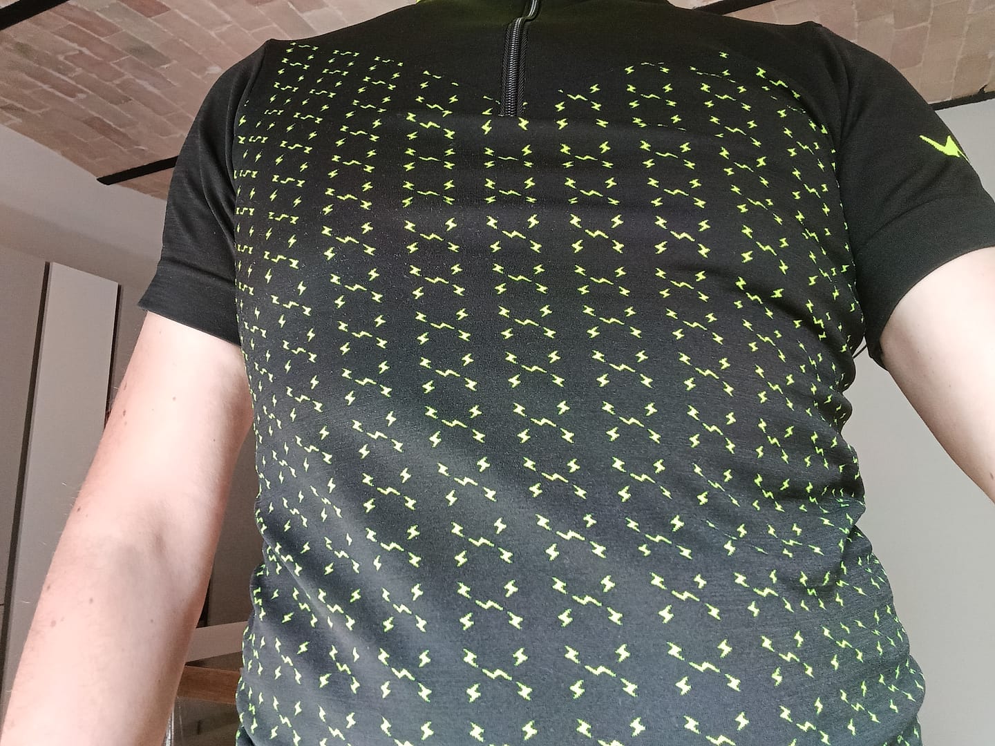 Customer photo review of T-Shirt Outdoor Mezza Zip per Uomo | Confezione Singola | PRS PRO 303