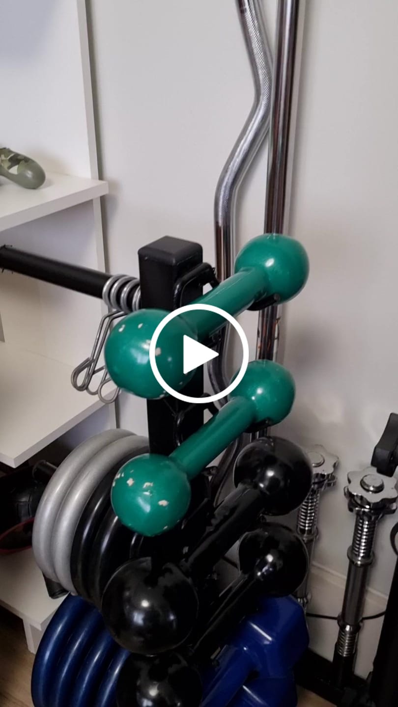 Customer video review of Suporte Profissional P/ BarraS E Anilhas 200kg
