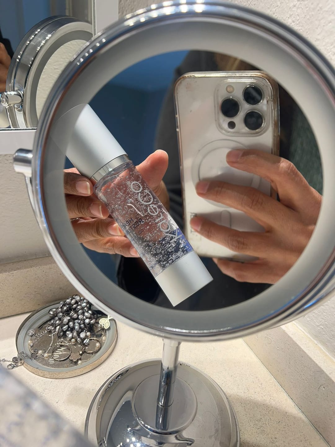 Customer photo review of HEALGEL Gel Hidratante Facial / Restaura Tu Piel