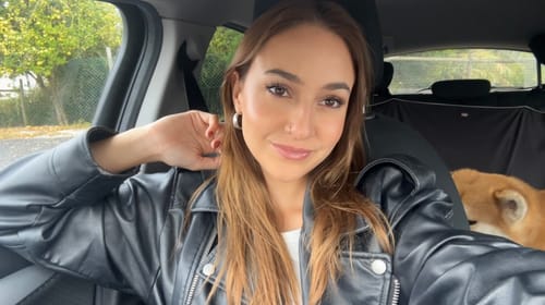 Customer photo review of peptide lip tint / espresso