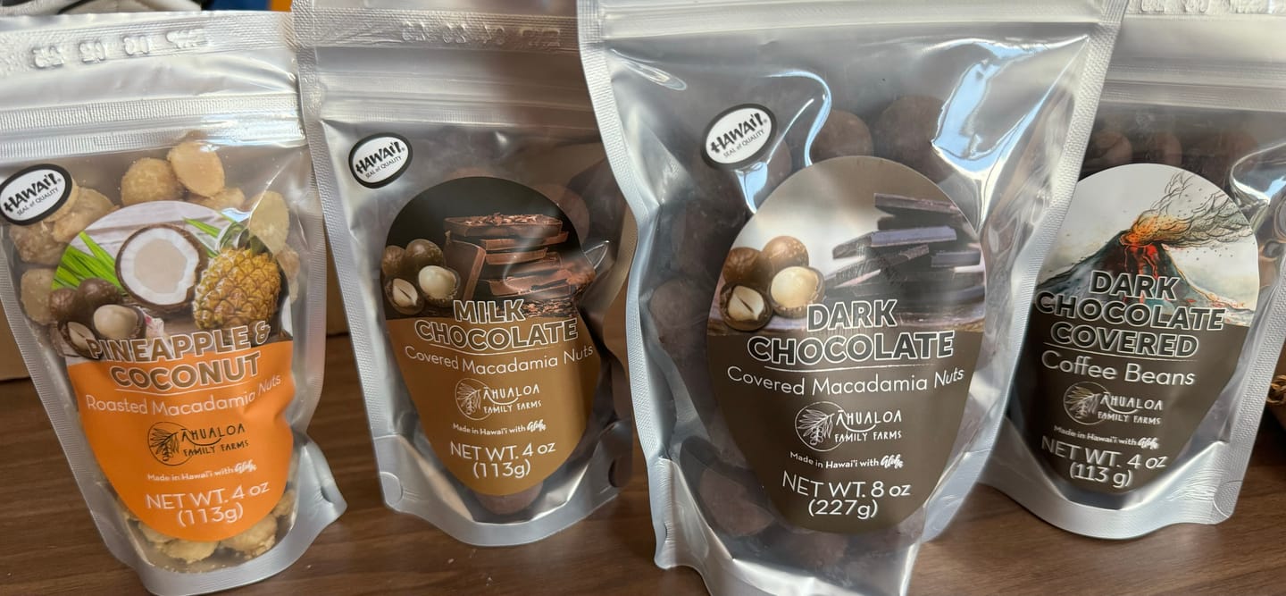 Customer photo review of Milk Chocolate Macadamia Nuts
