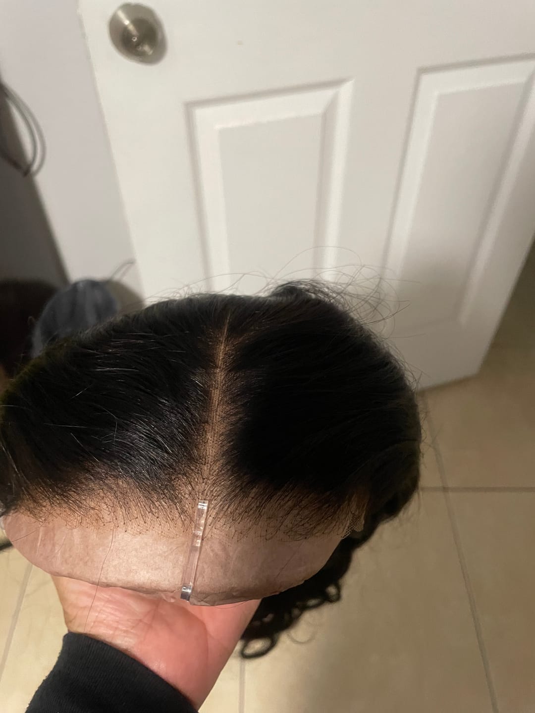 Customer photo review of Wavymy Body Wave Pre-bleached Wear Go Glueless HD Lace Wigs 4x6 Lace Closure Wigs 180% Density