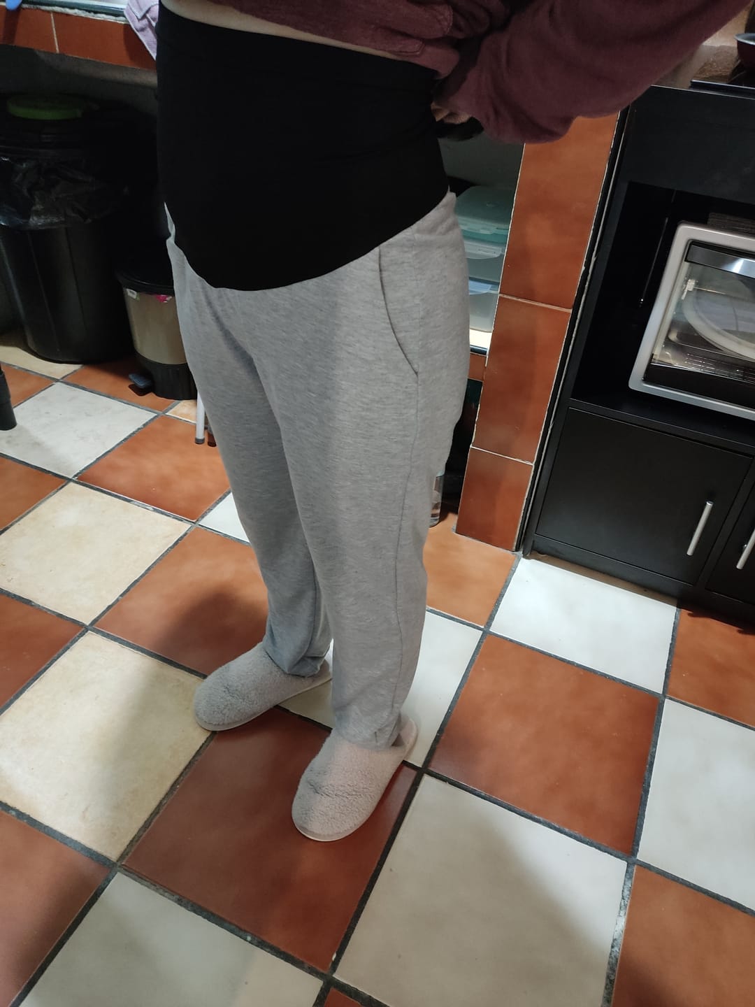 Customer photo review of New Joggers de maternidad •Gris jaspe•