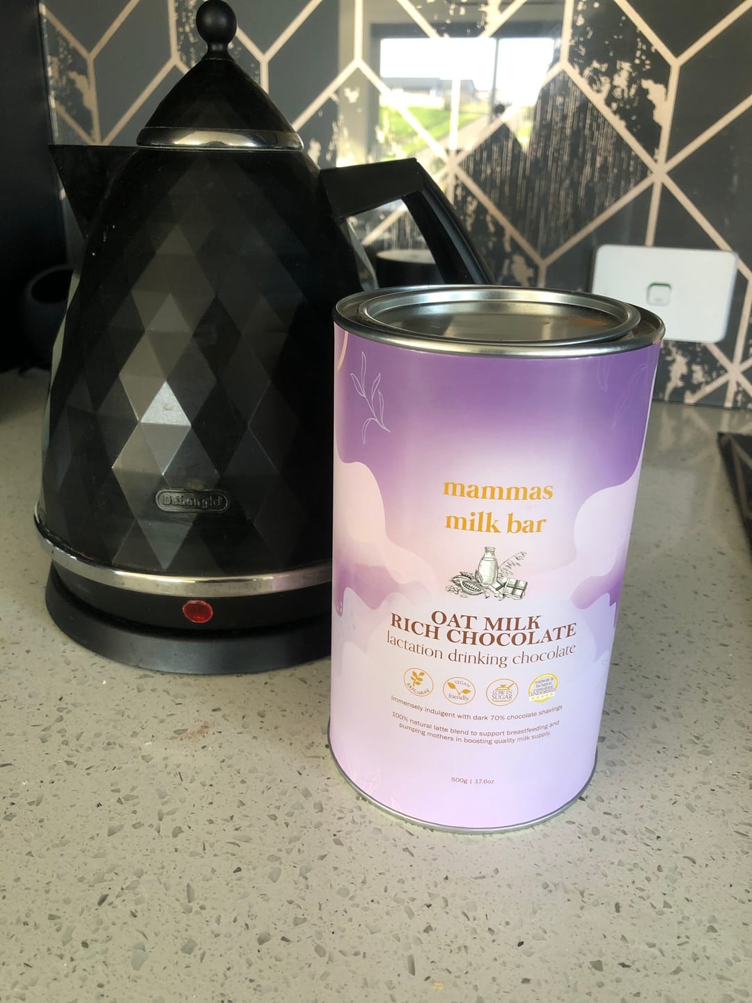 Customer photo review of *NEW* Lactation Oat Milk Rich Chocolate