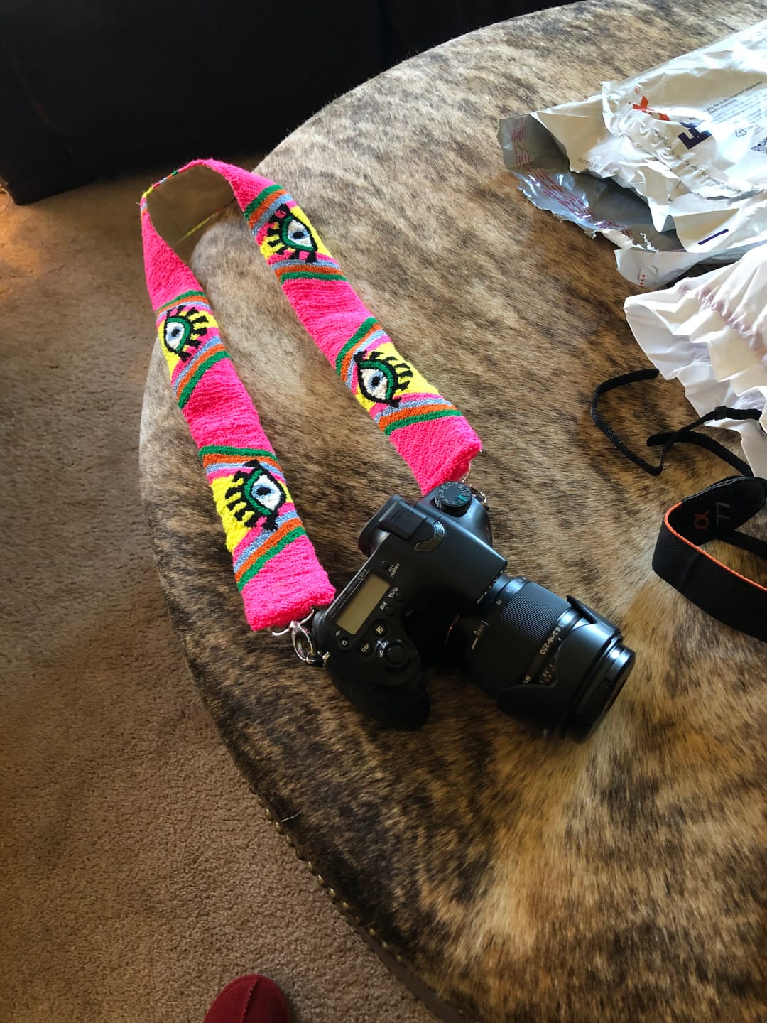 Customer photo review of Camera / Bag Straps Eyes Edition