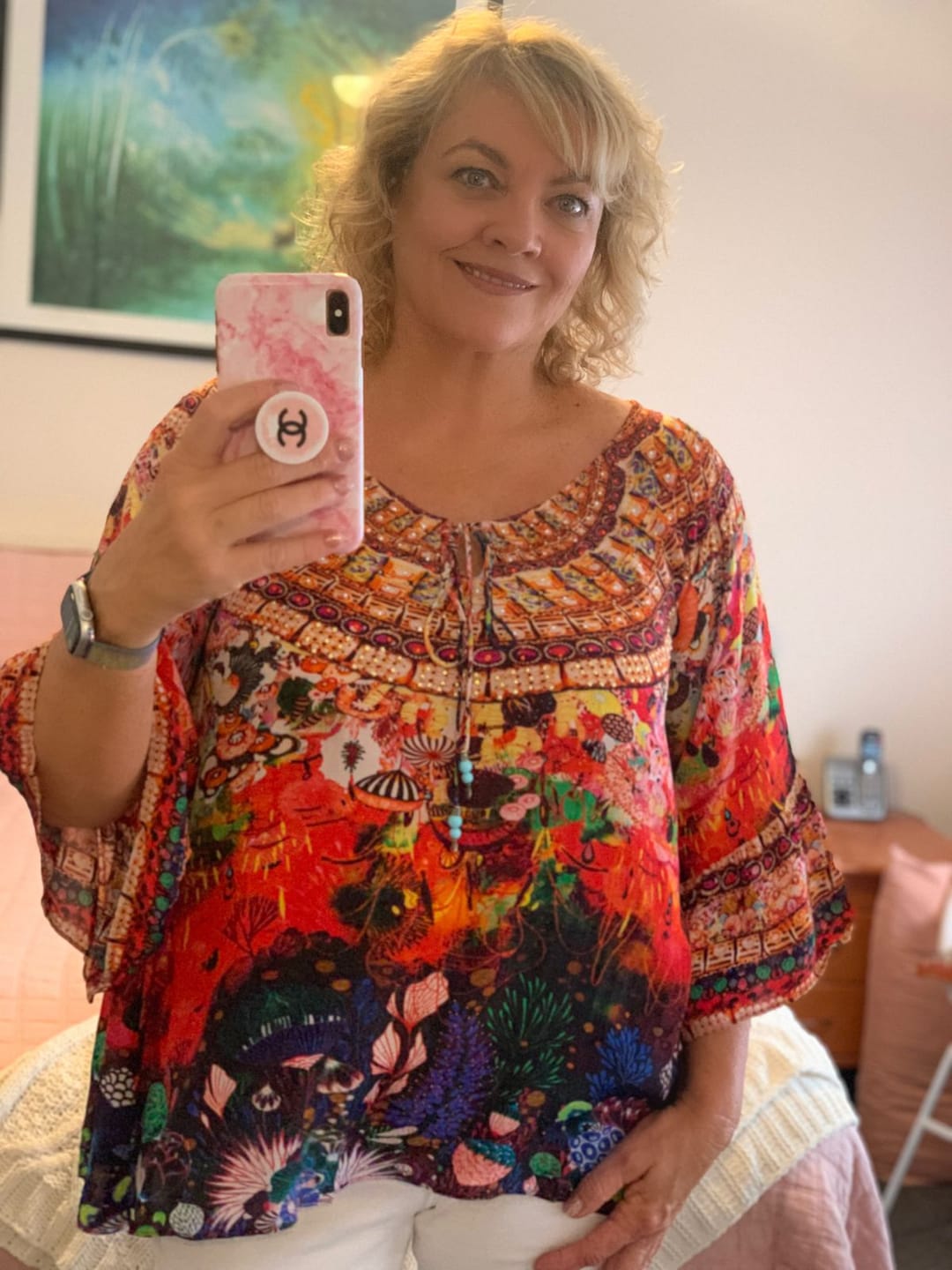 Customer photo review of CORRALLE - GYPSY TUNIC
