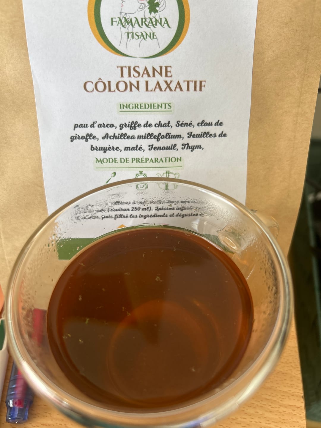 Customer photo review of TISANE - CÔLON DETOX effet laxatif
