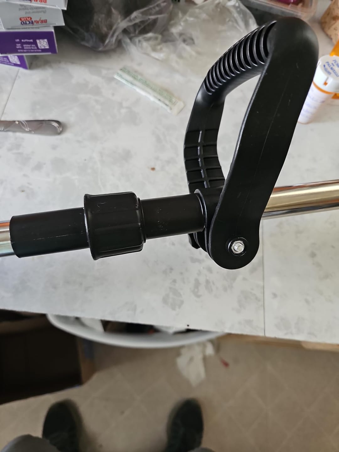 Customer photo review of Grazer™ : Best Powerful Electric Battery Operated Cordless Metal Blade Weed Eater / Grass Trimmer